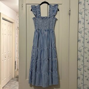 Ellie Nap Dress Blueberry Stripe